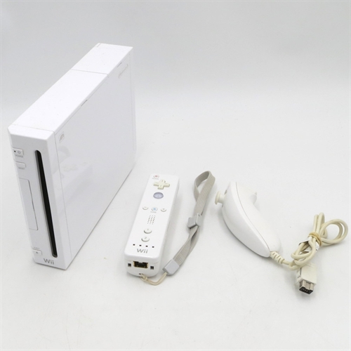 Nintendo Wii Konsol - Hvid - RVL-001 - SNR LEM107675903 (B Grade) (Genbrug)